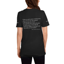 Load image into Gallery viewer, Stand2A - Modern Minuteman (slate tint) - up to 3x -Short-Sleeve Unisex T-Shirt