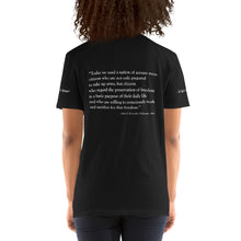 Load image into Gallery viewer, Stand2A - Modern Minuteman (sienna tint) - up to 3x -Short-Sleeve Unisex T-Shirt