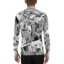 Load image into Gallery viewer, Stand2A - All Over Print- MC Escher "Relativity" Riff - Men's Rash Guard