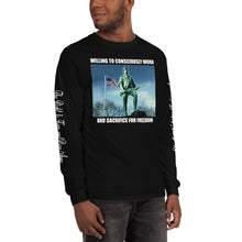 Load image into Gallery viewer, Stand2A - Modern Minuteman (slate tint) - up to 5x -Men’s Long Sleeve Shirt