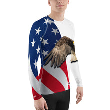 Load image into Gallery viewer, Stand2A - All Over Print -U.S.Eagle and U.S. Flag - Men's Rash Guard