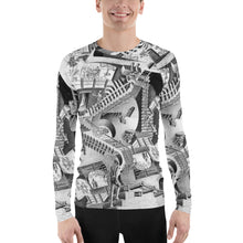 Load image into Gallery viewer, Stand2A - All Over Print- MC Escher "Relativity" Riff - Men's Rash Guard