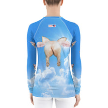 Load image into Gallery viewer, Stand2A - Flying Pig - Women's Rash Guard