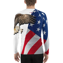 Load image into Gallery viewer, Stand2A - All Over Print -U.S.Eagle and U.S. Flag - Men's Rash Guard
