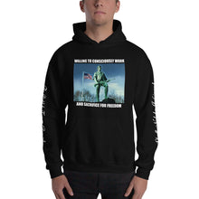 Load image into Gallery viewer, Stand2A - Modern Minuteman (slate tint) - Up to 5x -Unisex Heavy Blend Hoodie