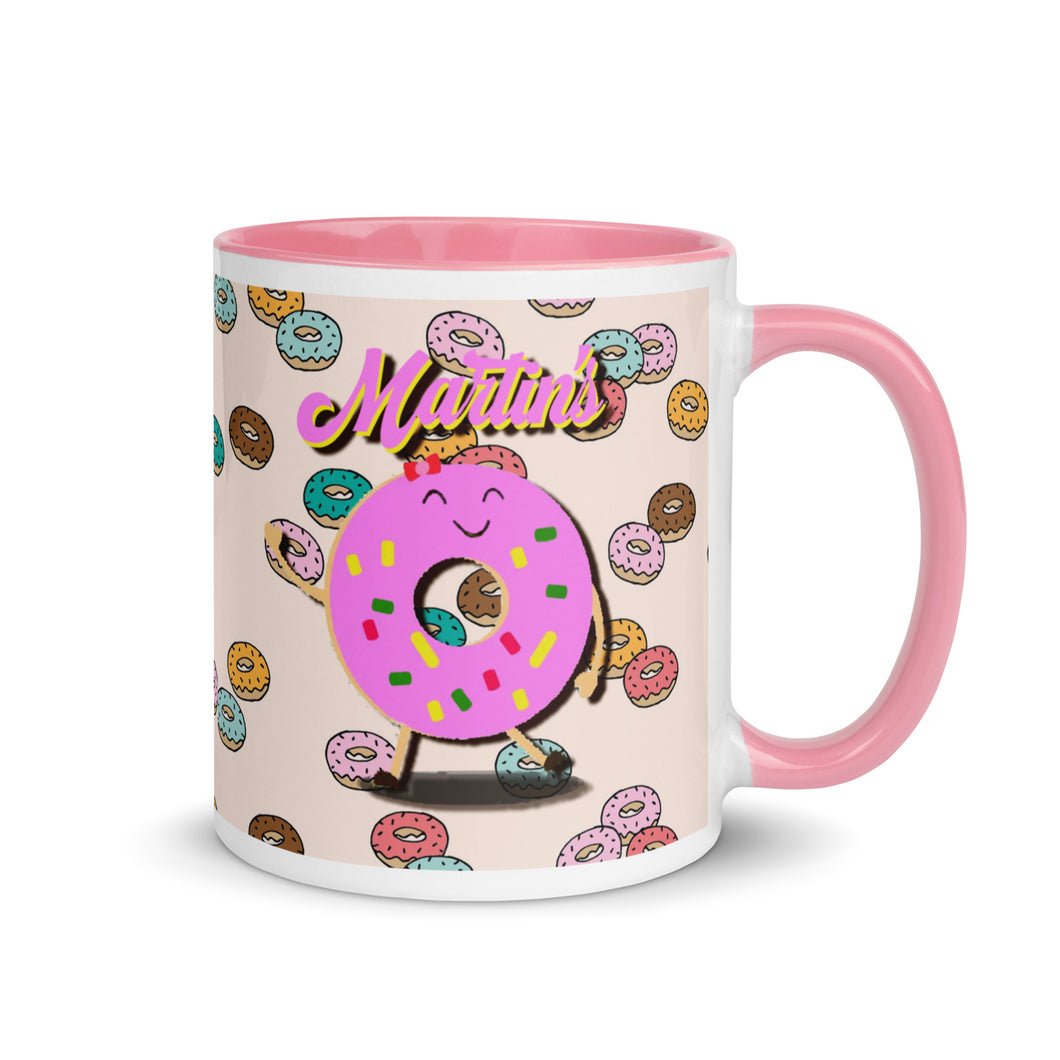 Martin donut Mug with Color Inside