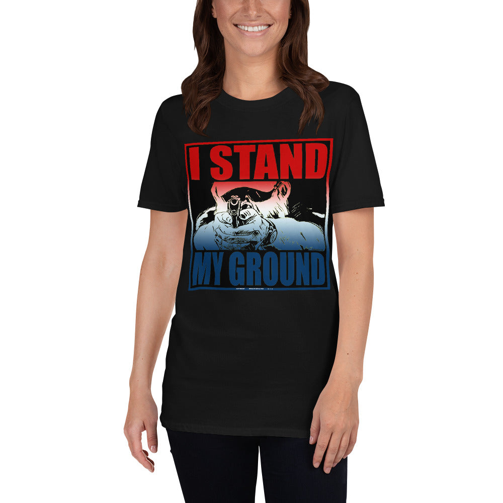 Stand2A - Stand Your Ground - Red White and Blue Print - Short-Sleeve Unisex T-Shirt