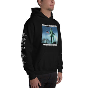 Stand2A - Modern Minuteman (slate tint) - Up to 5x -Unisex Heavy Blend Hoodie