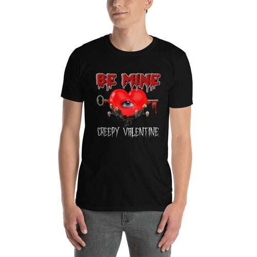 Stand2A - BE MINE Creepy Valentine - Key 2 My Heart - Short-Sleeve Unisex T-Shirt