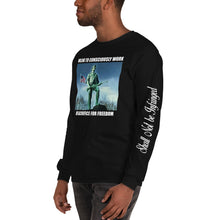 Load image into Gallery viewer, Stand2A - Modern Minuteman (slate tint) - up to 5x -Men’s Long Sleeve Shirt