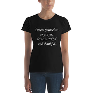 Stand2A - VerseShirts - Devote Yourself - Women's short sleeve t-shirt