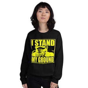 Stand2A - Stand Your Ground - Yellow Print - Unisex Sweatshirt