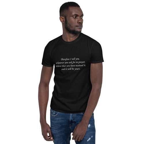 Stand2A - Inspirational - VerseShirt - Ask it Will Be Yours - Short-Sleeve Unisex T-Shirt