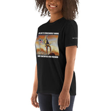 Load image into Gallery viewer, Stand2A - Modern Minuteman (sienna tint) - up to 3x -Short-Sleeve Unisex T-Shirt