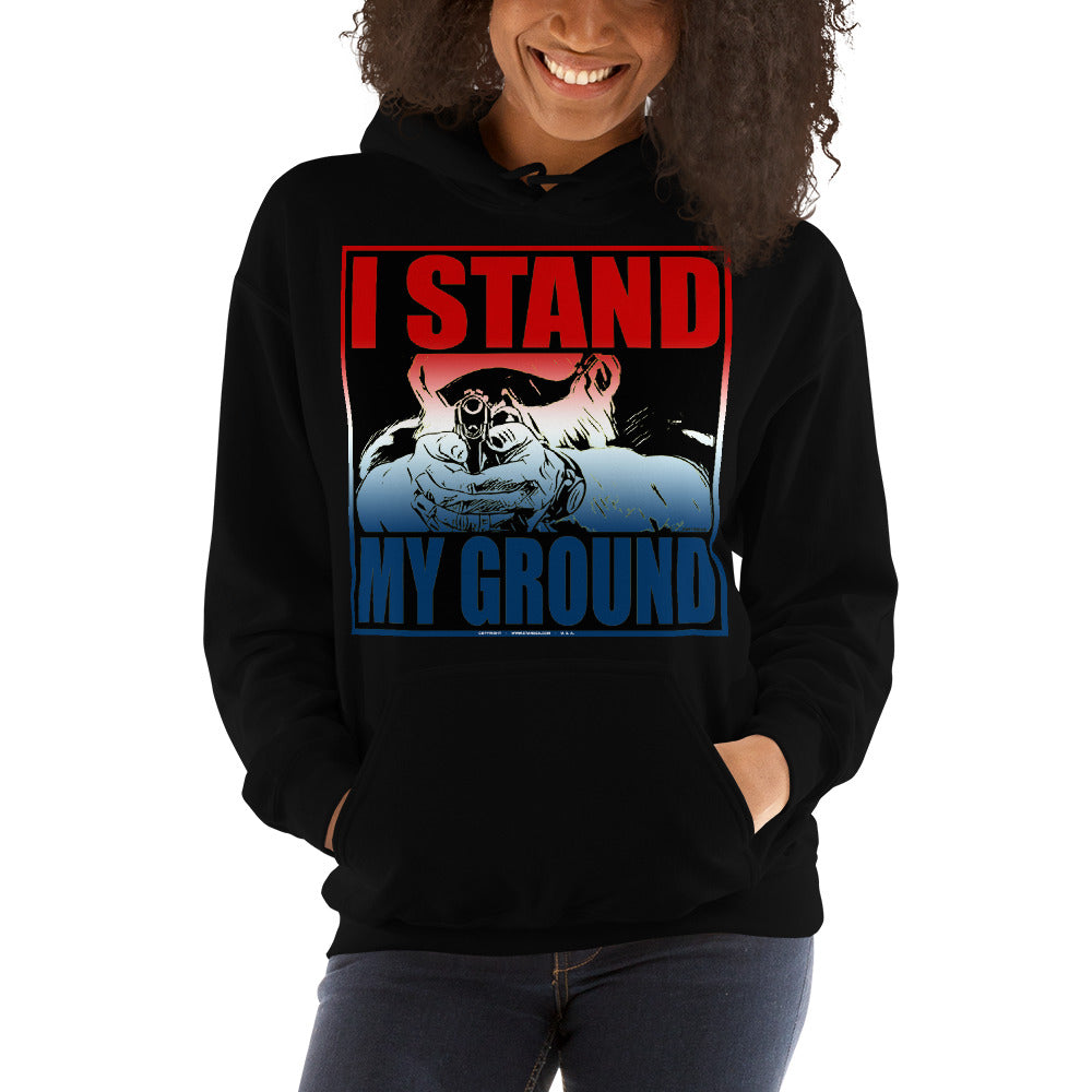 Stand2A - Stand Your Ground - Red White Blue Print - Unisex Hoodie