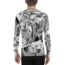 Load image into Gallery viewer, Stand2A - All Over Print- MC Escher &quot;Relativity&quot; Riff - Men&#39;s Rash Guard