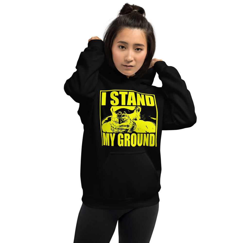 Stand2A - Stand Your Ground - Yellow Print - Unisex Hoodie