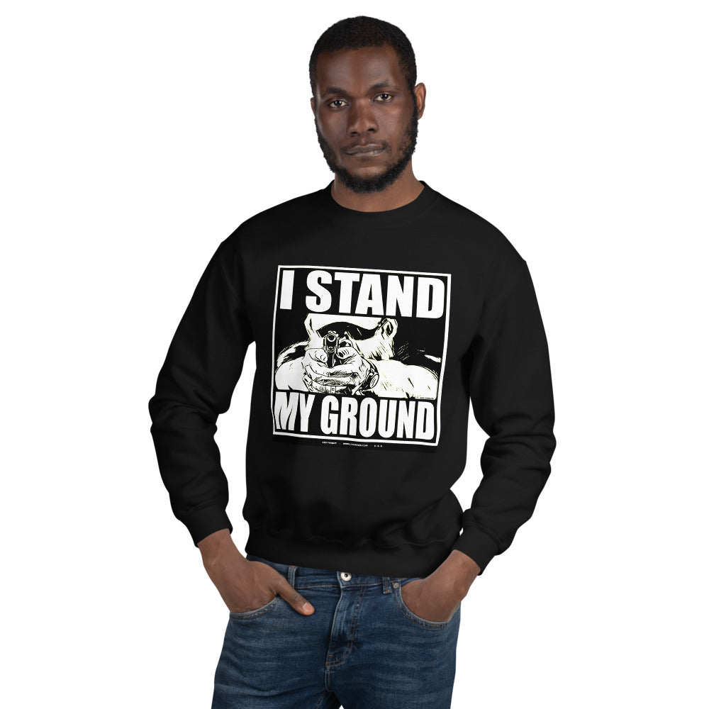 Stand2A - Stand Your Ground - White Print - Unisex Sweatshirt