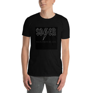 Stand2A - Sobriety Rocks! ACDC "Black" type logo Short-Sleeve Unisex T-Shirt