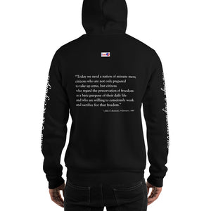 Stand2A - Modern Minuteman (slate tint) - Up to 5x -Unisex Heavy Blend Hoodie