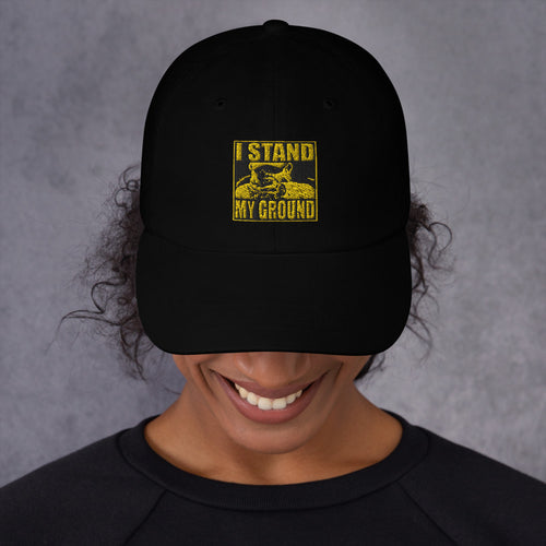 Stand2A - Stand Your Ground - Embroidered Black Dad hat