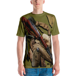 Stand2A - M1 Garand -Bayonet and Field Gear - Men's T-shirt