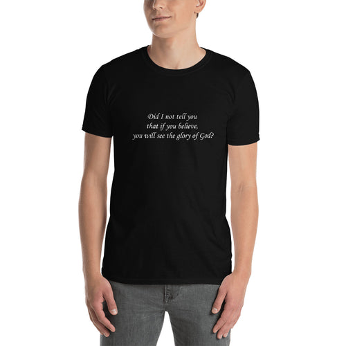 Stand2A - VerseShirts - If you Believe - Short-Sleeve Unisex T-Shirt
